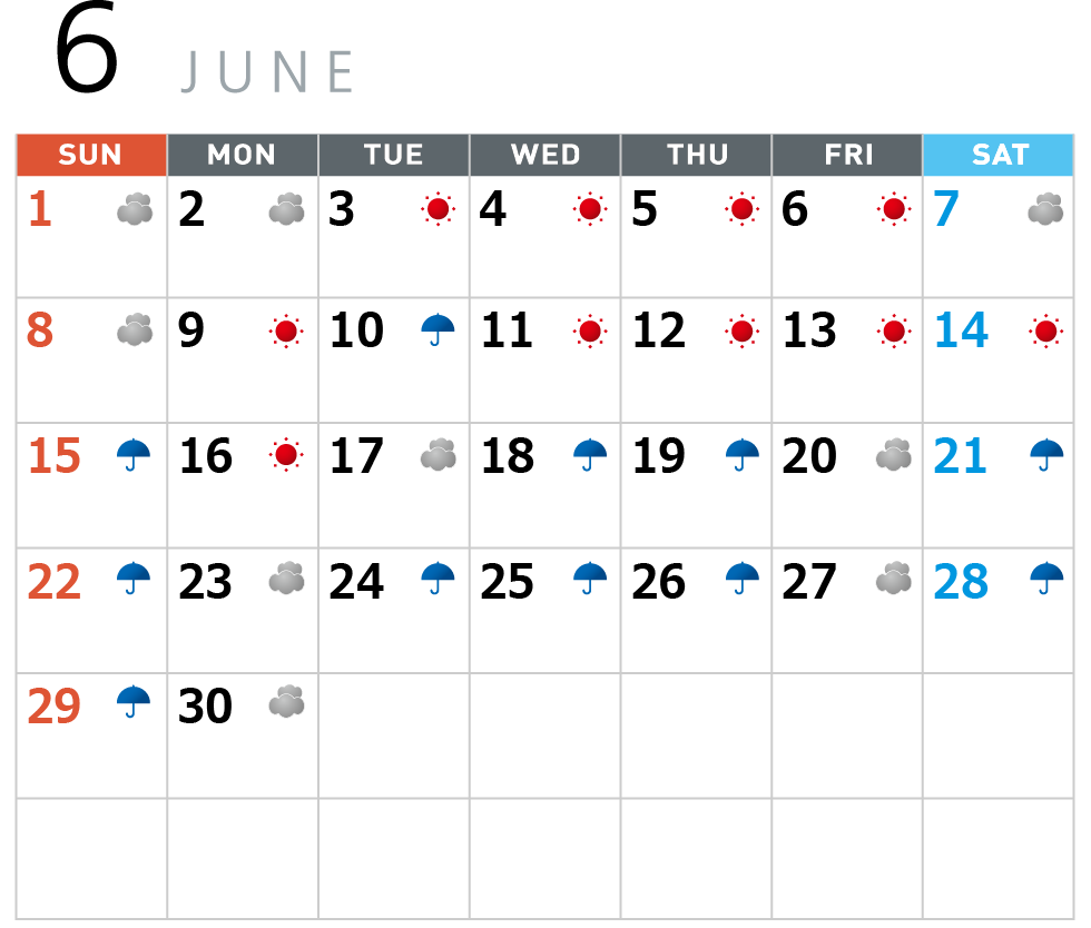 6月